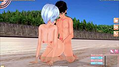 i enjoy yukino agria beach sex in 3d hentai anime