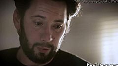 Busty glam babe cuckolds her husband with blowjob!