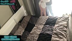 slut wife bangs lover while hubby's away