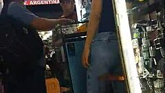 Big Ass Woman Wearing Tight Jeans Number Twelve