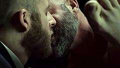 Horny priest watches missionary boy get bareback fucked