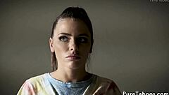 Busty glam babe cuckolds her husband with blowjob!