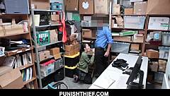 Shoplifters get punished in this hardcore porn video