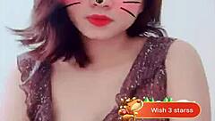 Watch a very sexy girl in action with her partner in this Bigo video