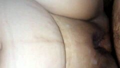 Girlfriend bent over in doggystyle fucking with wet pussy cumshot