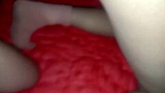 Sisters play sex game, get fucked from behind and cum on pussy