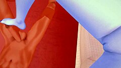 Vados Teases with Feet Licking and Footjob in Dragon Ball Hentai, Leading to Cumshot.