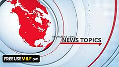 Hey, wanna see this hot milf reporter bang two cops for exclusive scoops?