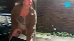 Cracky bottle gets fucked in outdoor setting