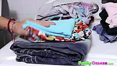 rough stepsister fuck with blowjob and anal orgasm