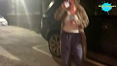 Cracky bottle gets fucked in outdoor setting