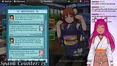 vtuber huniepop spanks and creampies big tits