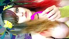 Babyzelda Plays with Toys and Shows Big Tits