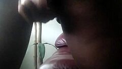 Kinky gay solo from hood gets horny playing with butt