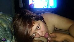 College Girl Addicted To Dad's Cock Loves Swallowing His Hot Cum