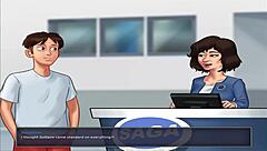 Busty anime girl in summer time saga uncensored part 7