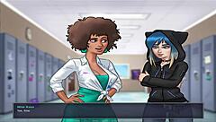 Busty anime girl in summer time saga uncensored part 7