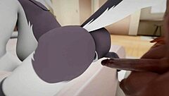 Loona Gets Assfucked in Hentai Anal Loop