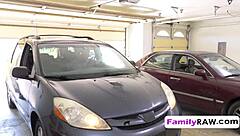 Brunette Babe Gets Pounded From Behind In Doggystyle