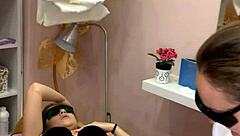 ritafox came in for laser depilation just look at her ass