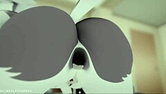 Loona Gets Assfucked in Hentai Anal Loop