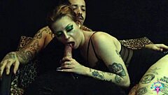 Deepthroat and anal action in this hardcore porn video