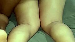 i fuck my latina wife's big ass in doggy style and cum inside