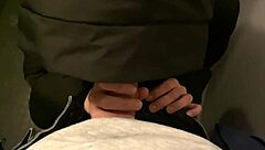 We shared a public moment in the elevator until the neighbors noticed.