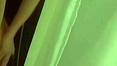 I find my stepsister masturbating in the bathroom, what should I do next?