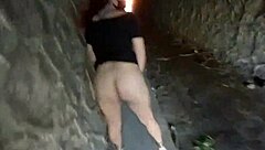 Andy Hot Shows Ass on the Street Part 2