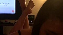 My ex worships my feet with a blowjob