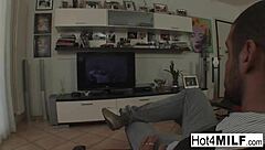 Polish milf takes it deep in her tight ass, damn!