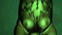 Fishnet chubby big tits bounce on my wife