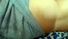 My stepbrother leaves his door open and enters my pussy for amateur sex