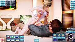 short blonde pleasures and fucks with intense passion 😏.