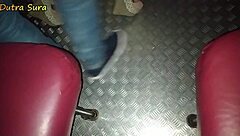 Expelled from bus, I fuck in cabin!