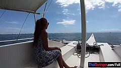 Man, my Thai girlfriend got so horny, we had wild sex on a deserted island in the ocean!