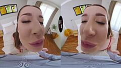 virtual taboo breaking into shaved brunette pussy