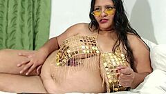 The BBW Goddess Reveals Her Belly.