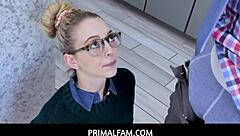 Naughty roleplay with a stepdaughter and her stepdad