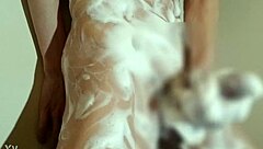 Japanese Boy's Bubble Bath Ejaculation