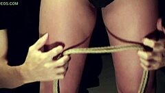 Patricia kimberly experiences a shibari session and ends up tied on all fours