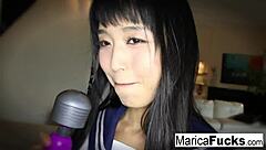 marica hase enjoys some quiet solo relaxation