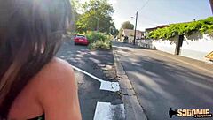 Valentina, the stunning Italian Latina, showcases her anal skills with a young amateur slut in a steamy session.