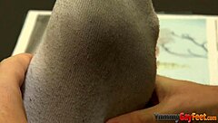 Kinky Gay Stud Teases With Cock Sucking