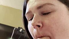 Sexy Bbw Poppy Cohen Sucking Cock Pov