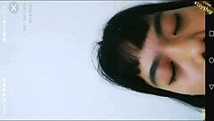 Asian Girl's Wet Pussy Bottle Play