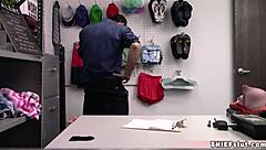 Petite Red Haired Shoplifter Teen 18+ Spooning Style Fuck