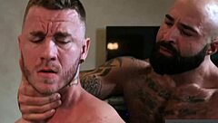 Hairy Gay Bloke Fucks Like Mad - Atlas Grant Mac Savage in Anal Rimjob Doggystyle