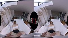 This virtual taboo video features a shaved pussy getting a handjob and blowjob in pov style